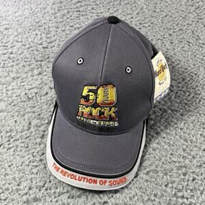 VINTAGE HARD ROCK CAFE 50 YEARS HAT CAP CHICAGO 2004 NWT NEW Y2K THE GAME ADJUST